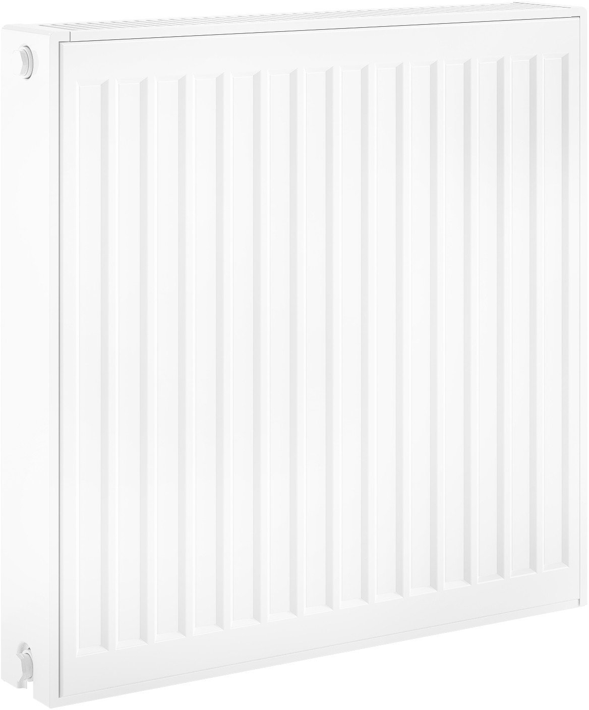 IDMAR Grzejnik stalowy C22 600x500 dwupłytowy z podłączeniem bocznym moc 880W (90/70/20C) biały RAL9016; C22600X050