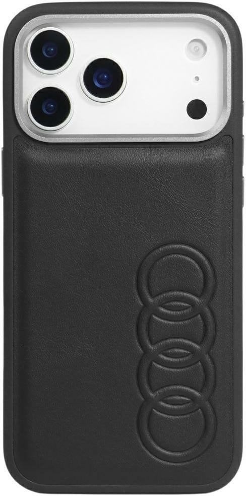 Audi Case TT Synthetic Leather MagSafe for iPhone 17 Pro Max black