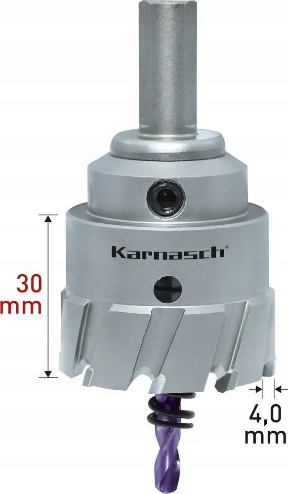 Otwornica 25 mm x 30 mm Power-Max Heavy Duty węglik Karnasch (201130025)