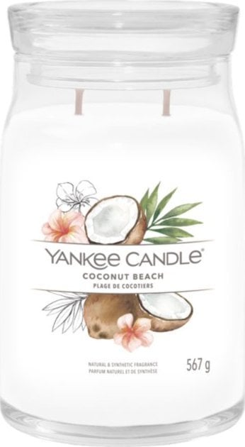 Yankee Candle Yankee Candle Signature Coconut Beach Świeca Duża 567g
