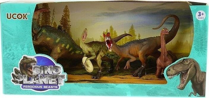 Dinozaury 4szt