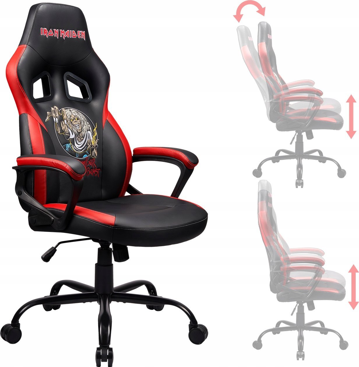 Krzesło biurowe Subsonic SA5642-IM1 krzesło obrotowe Obite siedzisko Obite oparcie