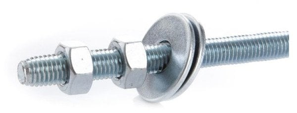 ROD WITH 2 NUTS AND 2 WASHERS 12X300 MM