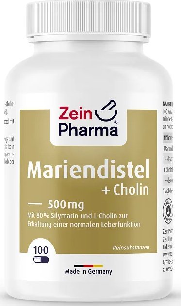 Zein Pharma Zein Pharma - Ostropest + Cholina, Liver Complex, 100 kapsułek