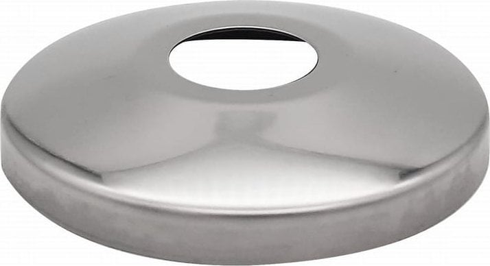 UN ROZETA PÅASKA NISKA 1/2 CHROM BEZ GW