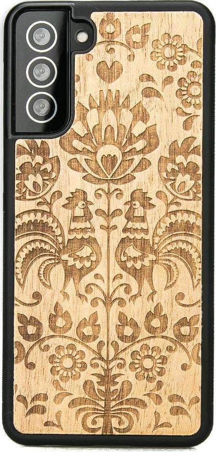 BeWood Drewniane Etui Samsung Galaxy S21 POLSKI FOLK ANIEGRE