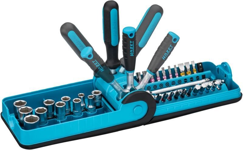 Zestaw końcówek wymiennych klucza nasadowego 1/4" 856-1HP 38-częściowyHazet