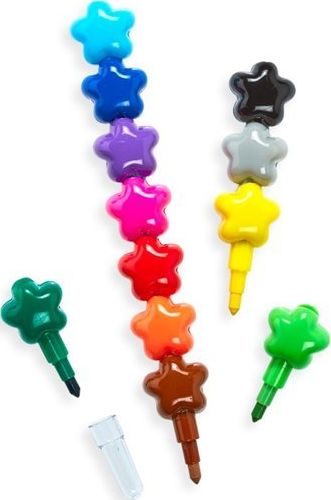 Kolorowe Baloniki Kredka przekładana Gwiazda do gwiazdy