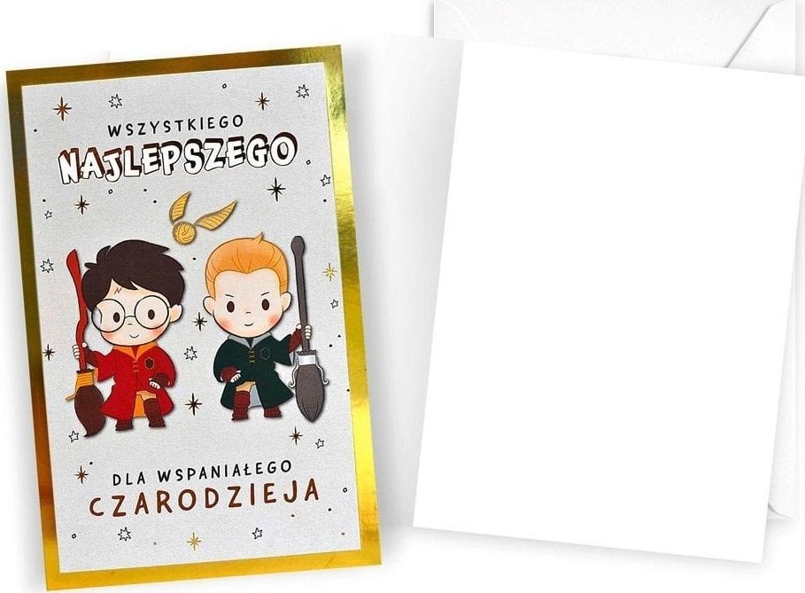 Karnet urodziny Harry Potter