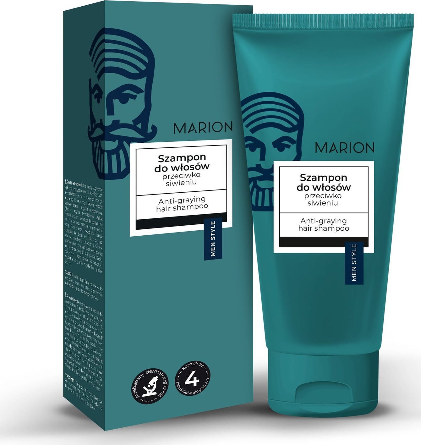 Marion MARION Men Style Szampon do włosów przeciwko siwieniu 150 ml