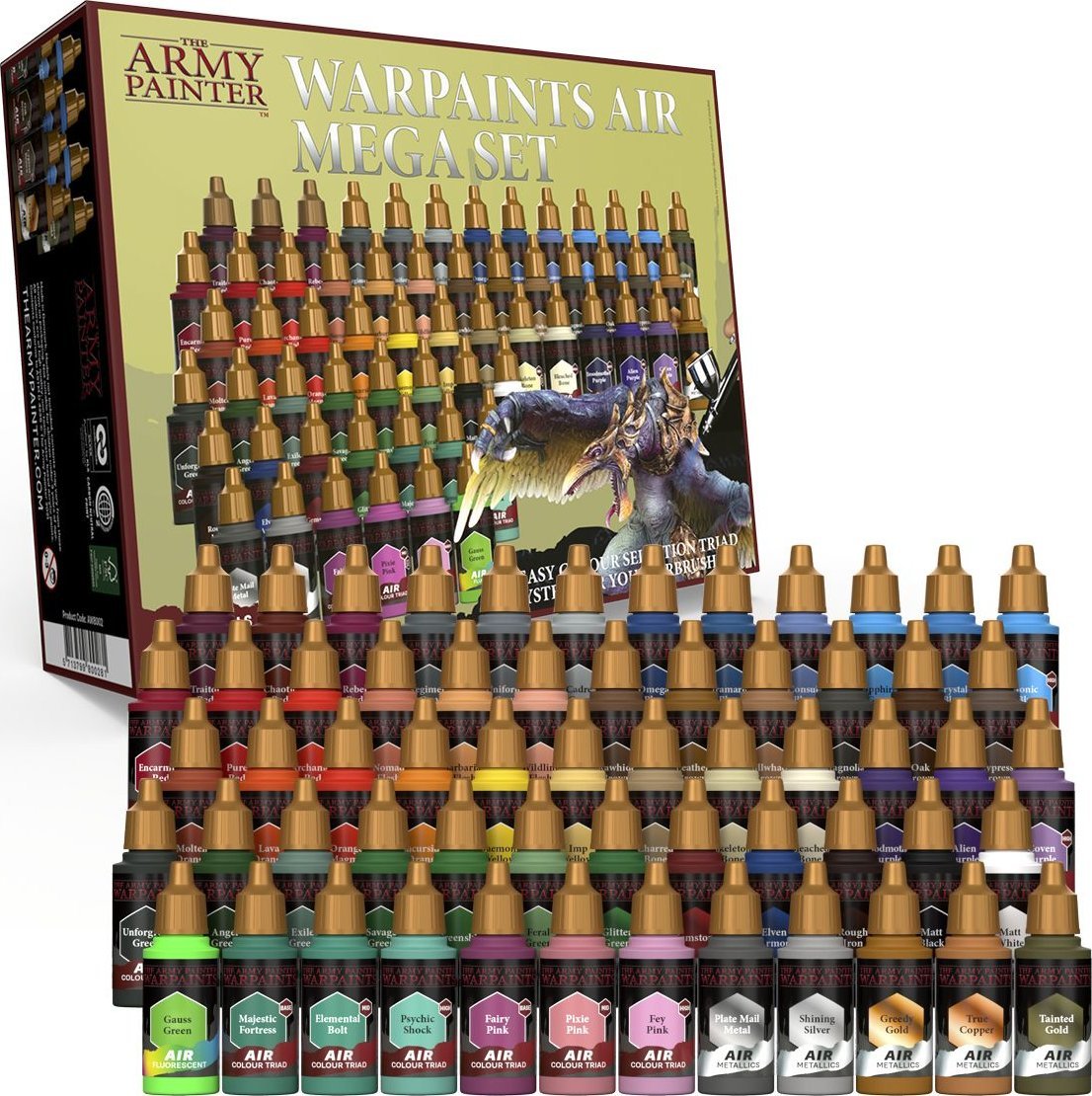 Army Painter Farby akrylowe Warpaints Air Mega Set