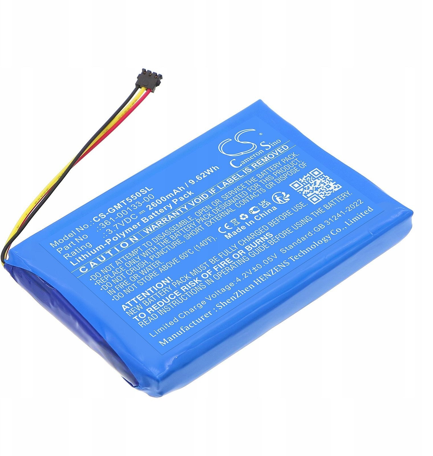 Akumulator Bateria Typu 361-00133-00 Do Nawigacji Garmin Tread 5.5 Zumo Xt / Cs-gmt550sl