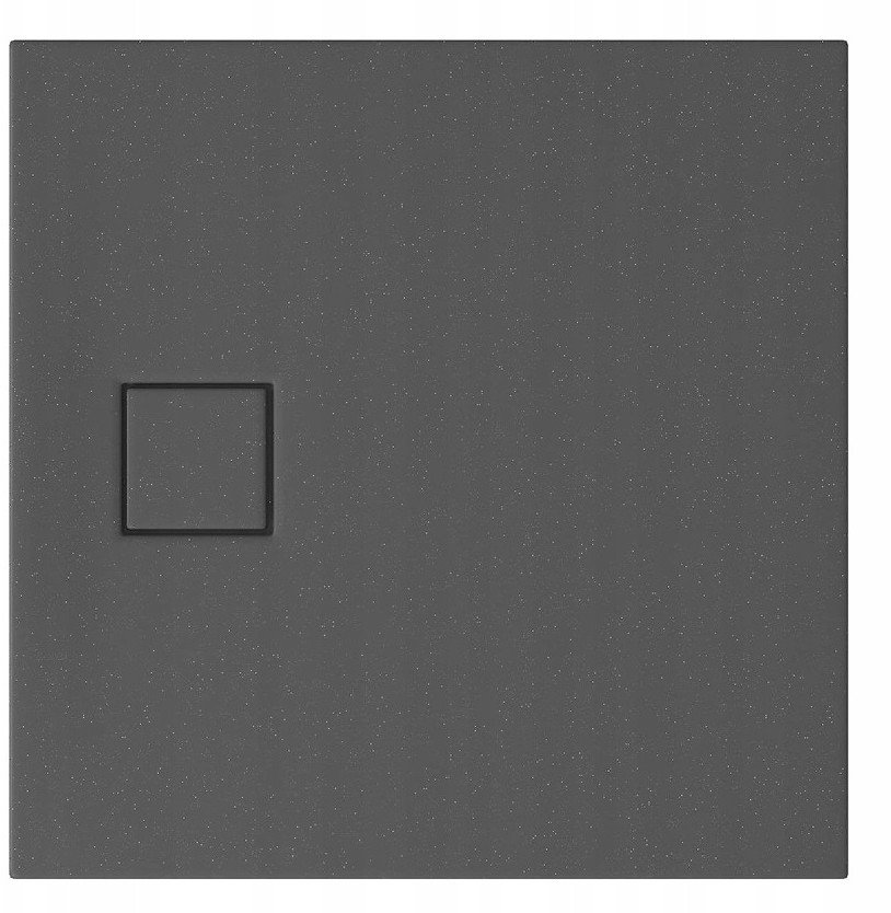 Brodzik Cersanit W S932-161 SET B454 BRODZIK KWADRATOWY TAKO SLIM 80X4 SZARY MAT ( S932-149 ) + SYFON (VIRT)// KNC.B.TAKO.KW.80X4-SZ+SYF