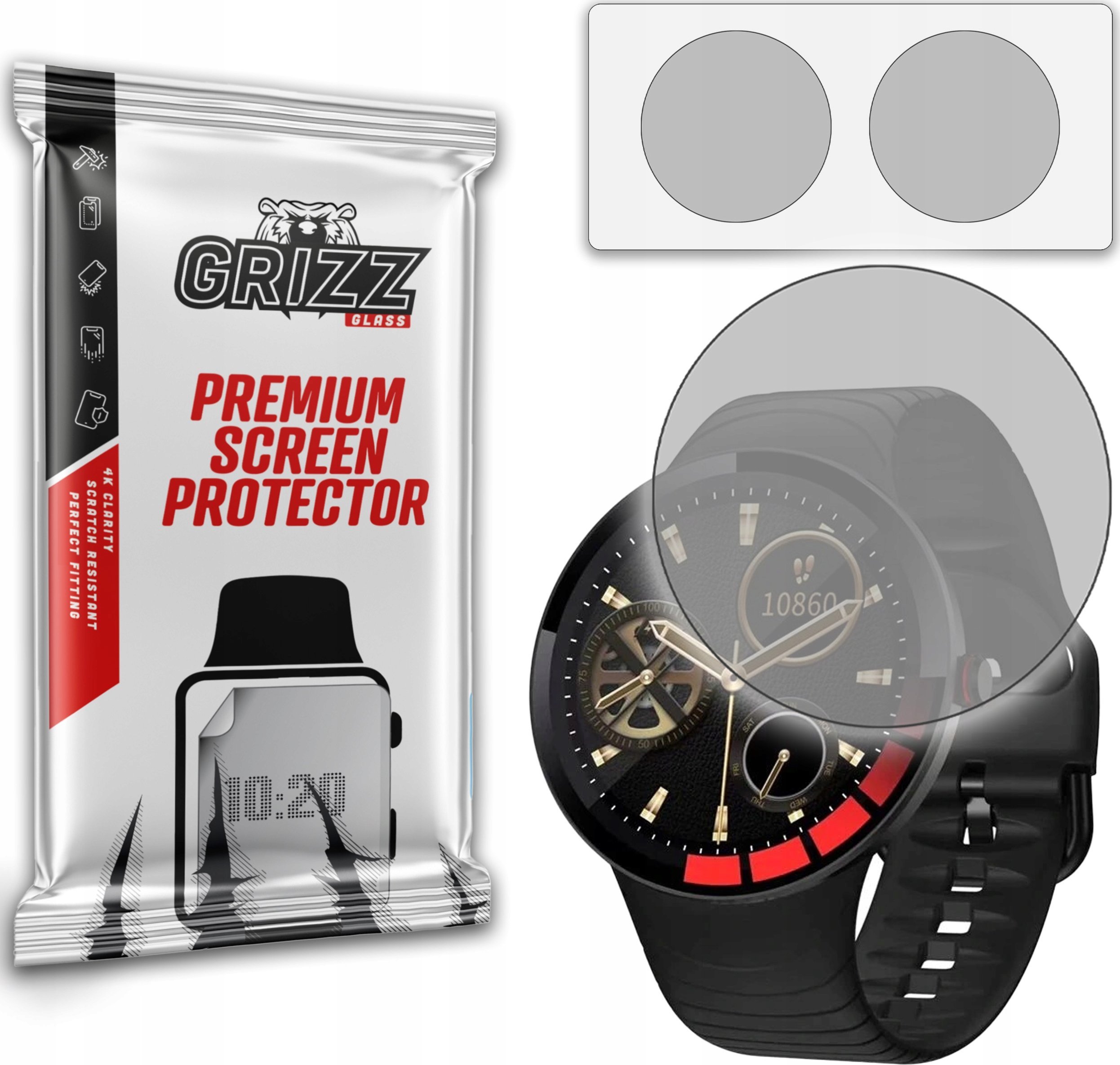 GrizzGlass Folia matowa Grizz Smartwatch E3
