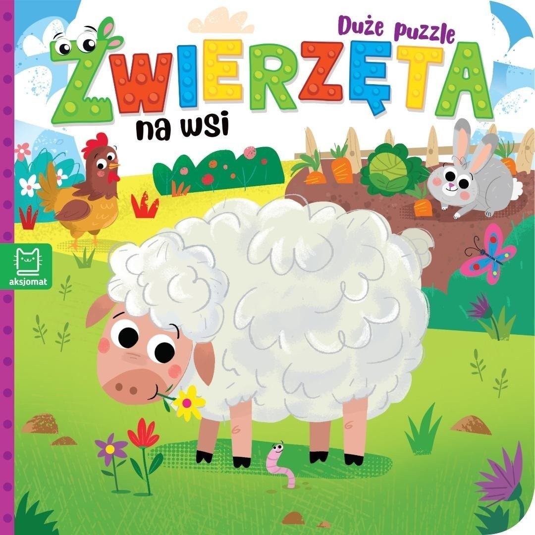 Duże puzzle. Zwierzęta na wsi