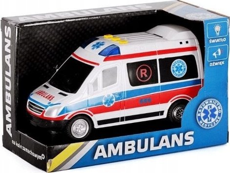 Hipo Auto ambulans św/dźw 20cm PL 69009 90097