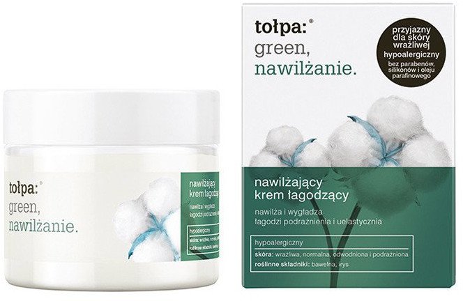 Tołpa Green Nawilżający krem łagodzący 50ml