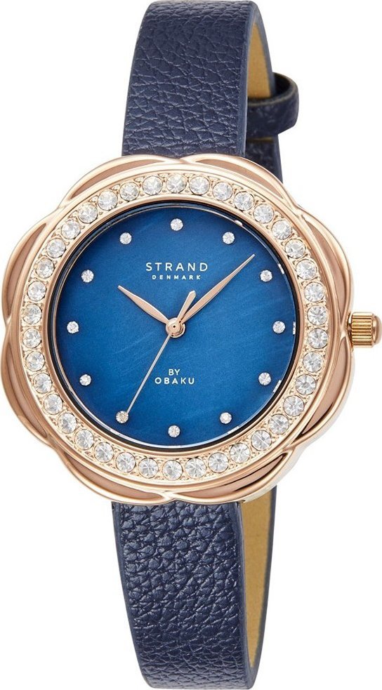 Zegarek Strand Zegarek damski Strand S735LXVLVL CYRKONIE niebieski