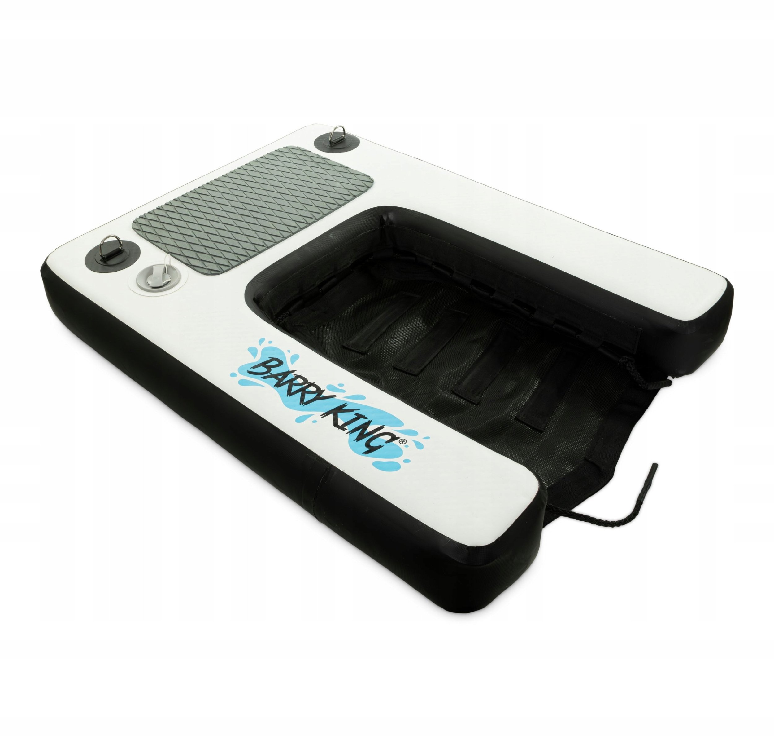 Rampa, dla psa, bia�o-czarna, pompowana, 80x60x10cm