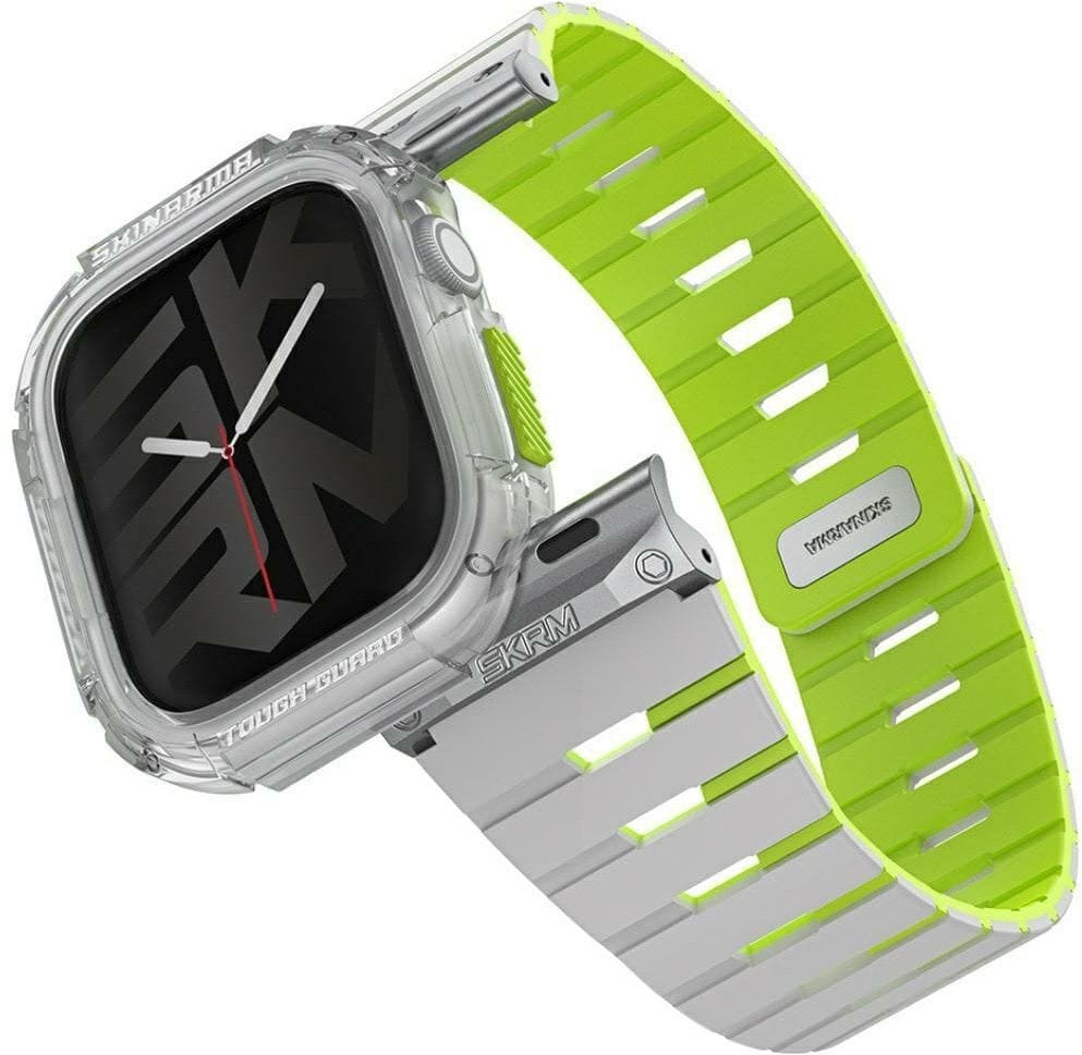 Pasek+etui Skinarma Gemini do Apple Watch 42mm niteglow