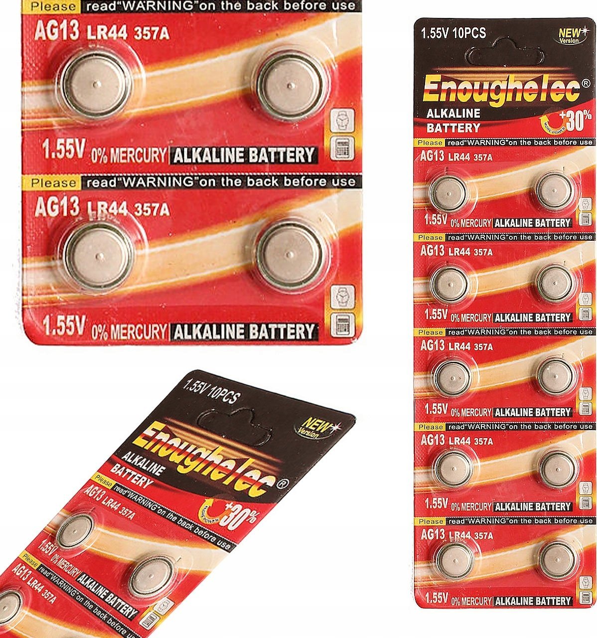 Rosfix ROSFIX 10 SZTUK BATERIA ALKALICZNA LR44 / AG13 1,5V STABILNE NAPIĘCIE