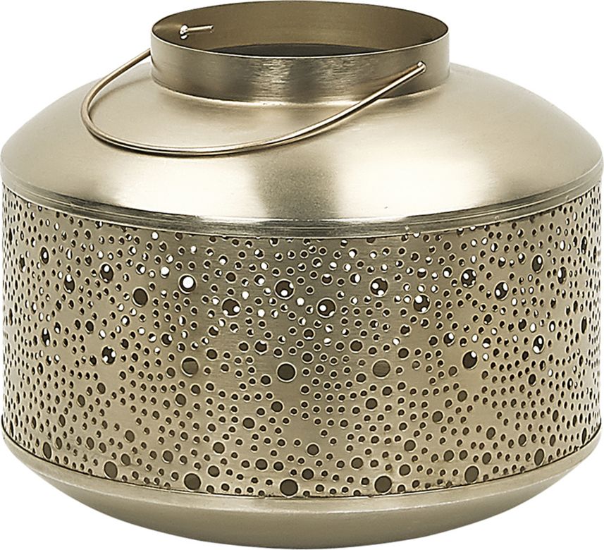 Beliani Lampion 22 cm złoty CORFU