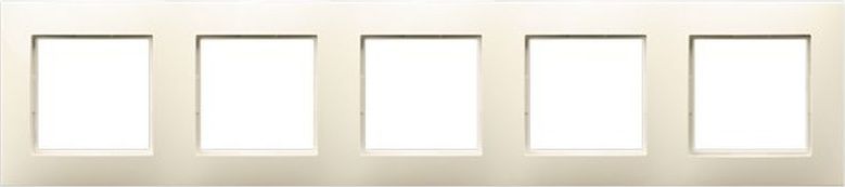 Ospel ARIA Ramka pięciokrotna ecru R-5U/27