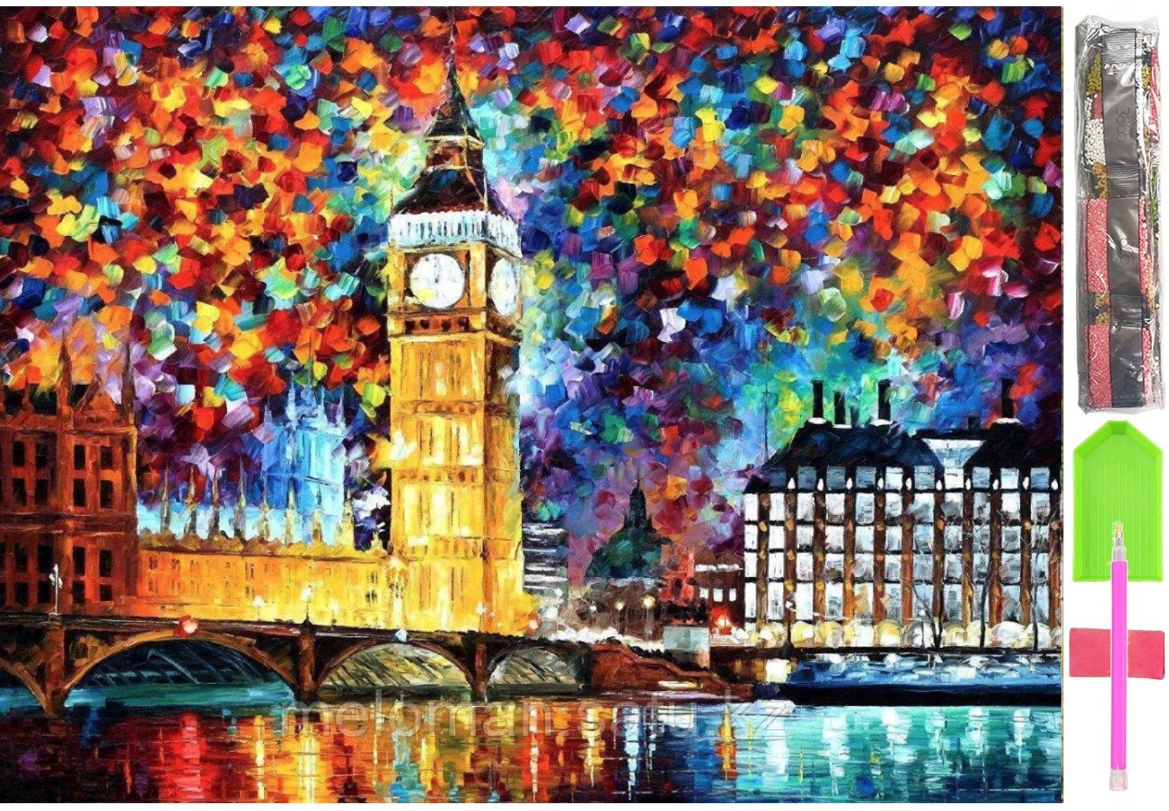 HAFT DIAMENTOWY DUŻY 5D Zestaw Obraz MOZAIKA D04