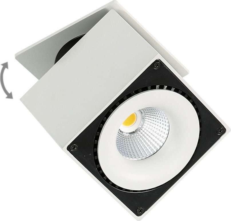 Lampa sufitowa Italux Sevilla Square Recessed 3000K SL7562/28W 3000K WH+BL