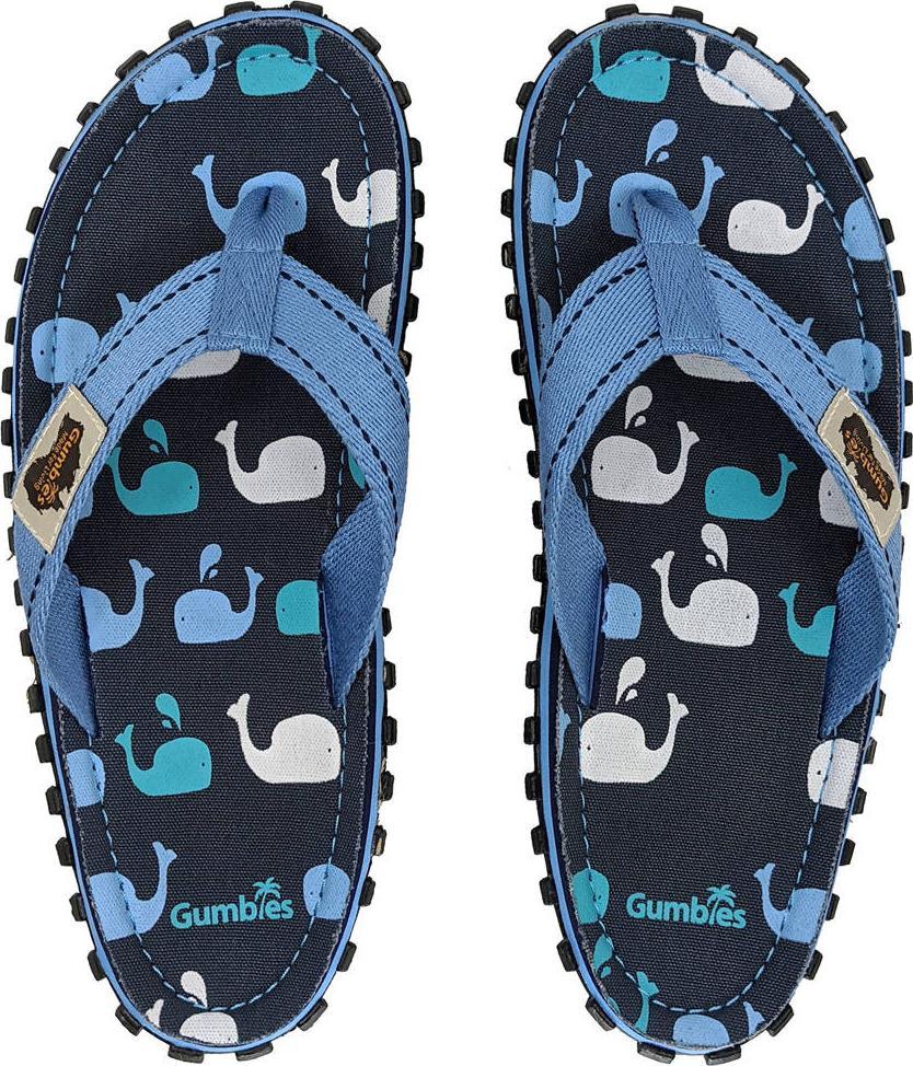 Japonki męskie Gumbies Gumbies - unisex ISLANDER - WHALES 37