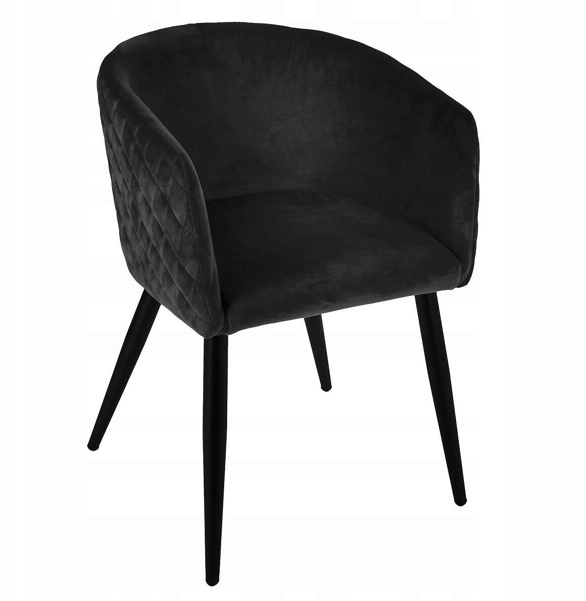 Fotel welurowy MARLO, glamour