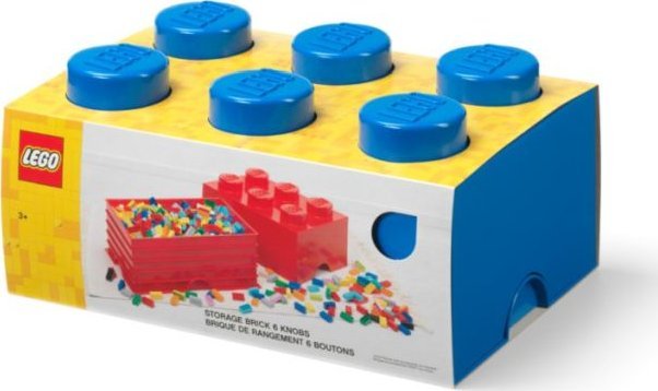 LEGO LEGO Classic 40000801 Pojemnik klocek LEGO Brick 6 - Niebieski