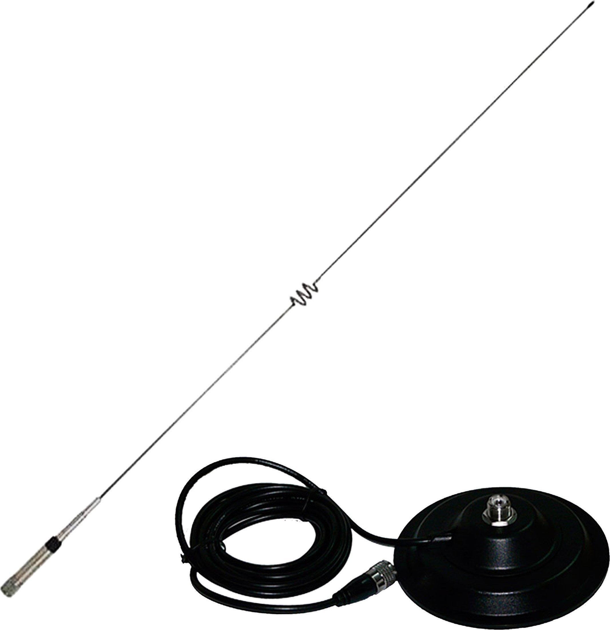 CB Antena HamRadioShop Nagoya NL-770H dwupasmowa antena samochodowa z cewką powietrzną + podstawa 14,5cm