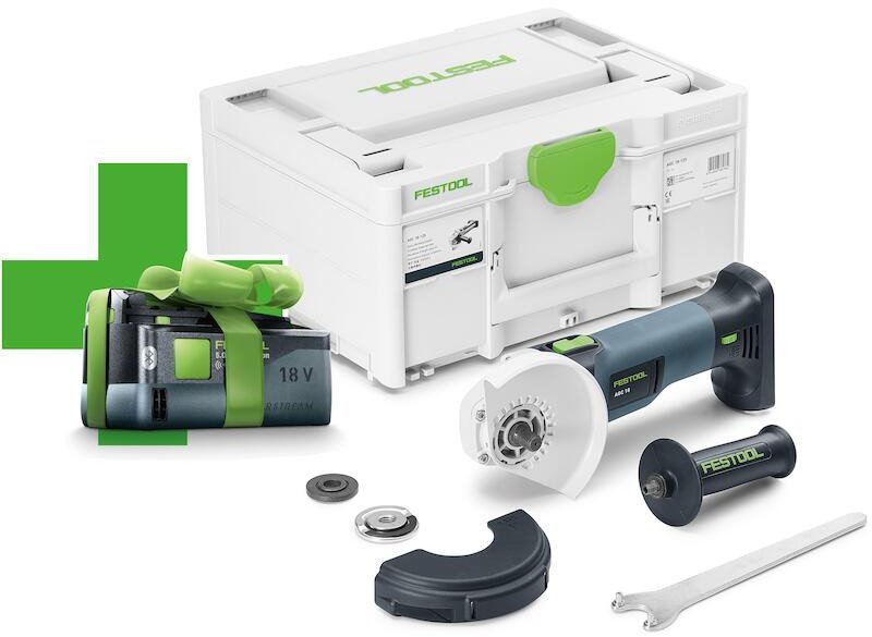 Szlifierka Festool Akumulatorowa szlifierka kątowa AGC 18-125 EB-Basic-5,0 (578602) 1 x Akumulator 5 Ah