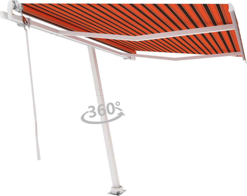 vidaXL Wolnostojąca, automatycznie zwijana markiza, 300x250 cm