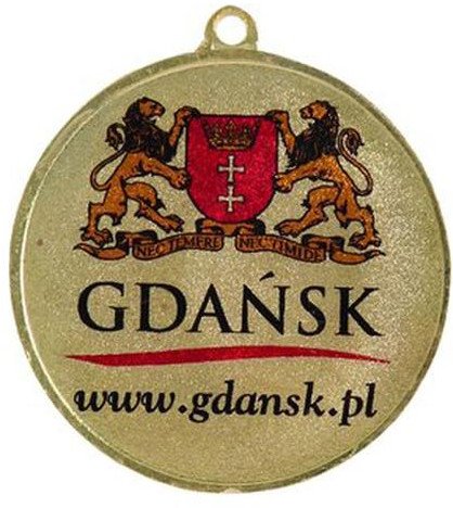 Victoria Sport Medal piłka nożna z nadrukiem kolorowym LuxorJet