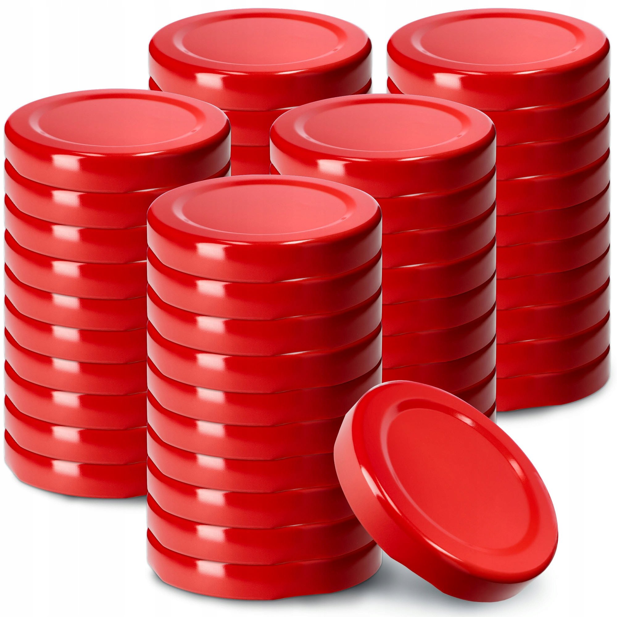 KADAX 50x Zakrętki Wieczka Fi 53 Do Słoików Butelek Nakrętki Na Słoiki