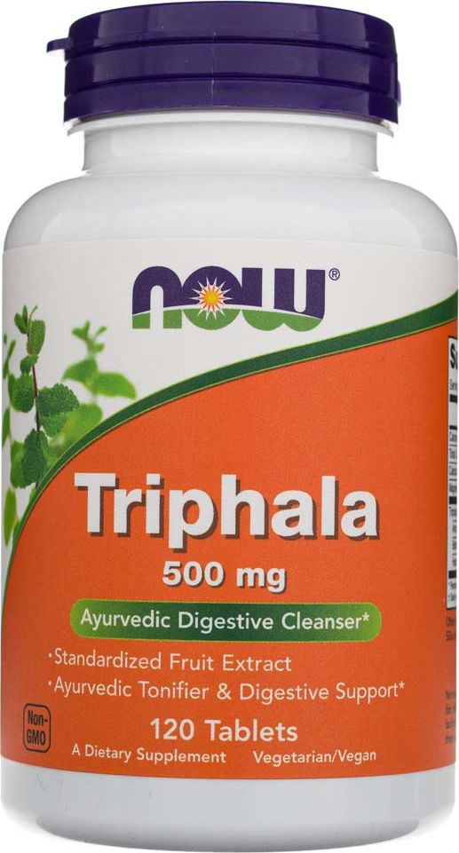 NOW Foods NOW Foods - Triphala, 500mg, 120 tabletek