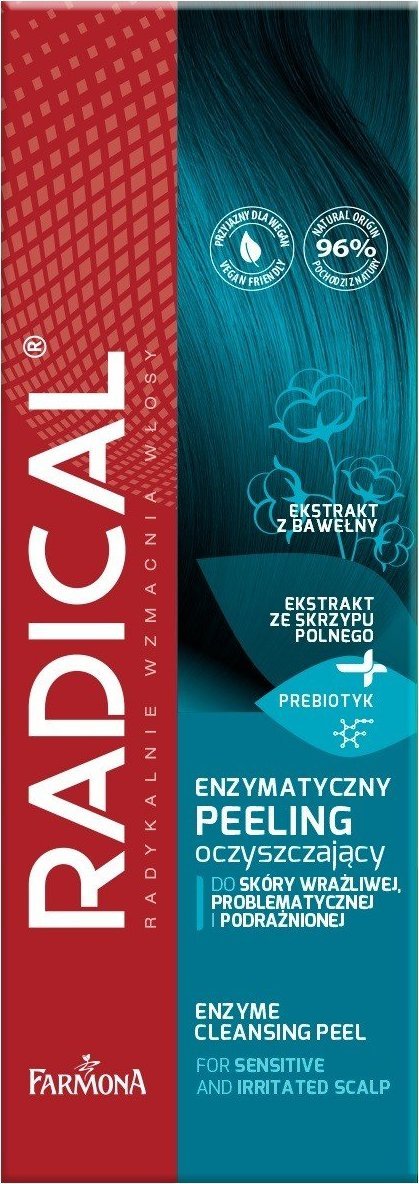 Farmona Farmona Radical Enzymatyczny Peeling oczyszczający do wrażliwej skóry głowy 75ml