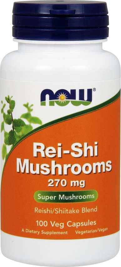 NOW Foods NOW Foods - Grzyby Rei-Shi, 270mg, 100 vkaps