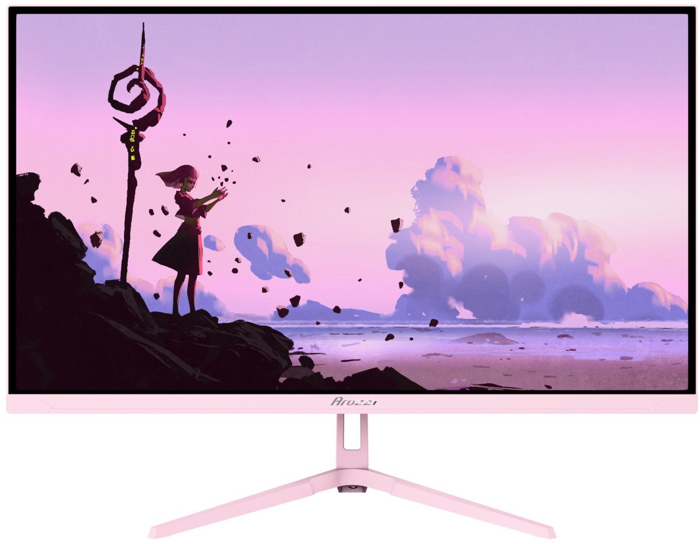 Arozzi Nova 27 monitor komputerowy 68,6 cm (27") 2560 x 1440 px 2K LED Różowy