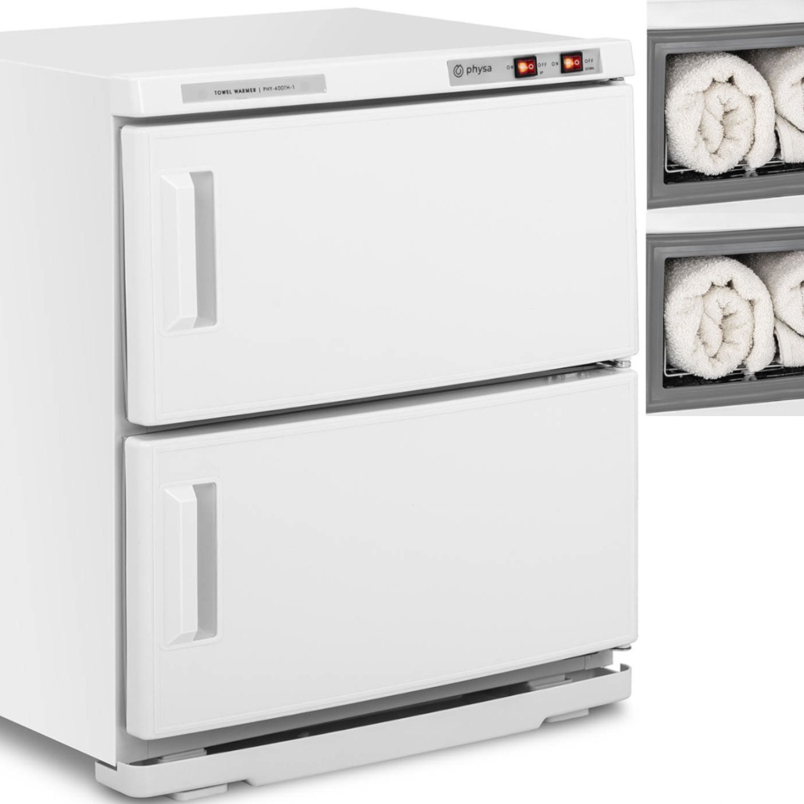 Physa Podgrzewacz do ręczników ze sterylizacją UV 32 l 450 W czarny Podgrzewacz do ręczników ze sterylizacją UV 32 l 450 W czarny