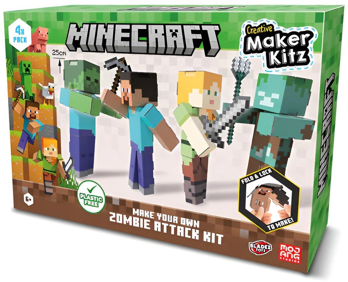MINECRAFT craft kit Make your own zombie attack