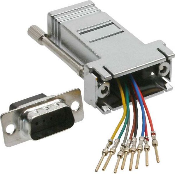 InLine Adapter 9 Pin Sub-D męski - RJ45 żeński - 68889M