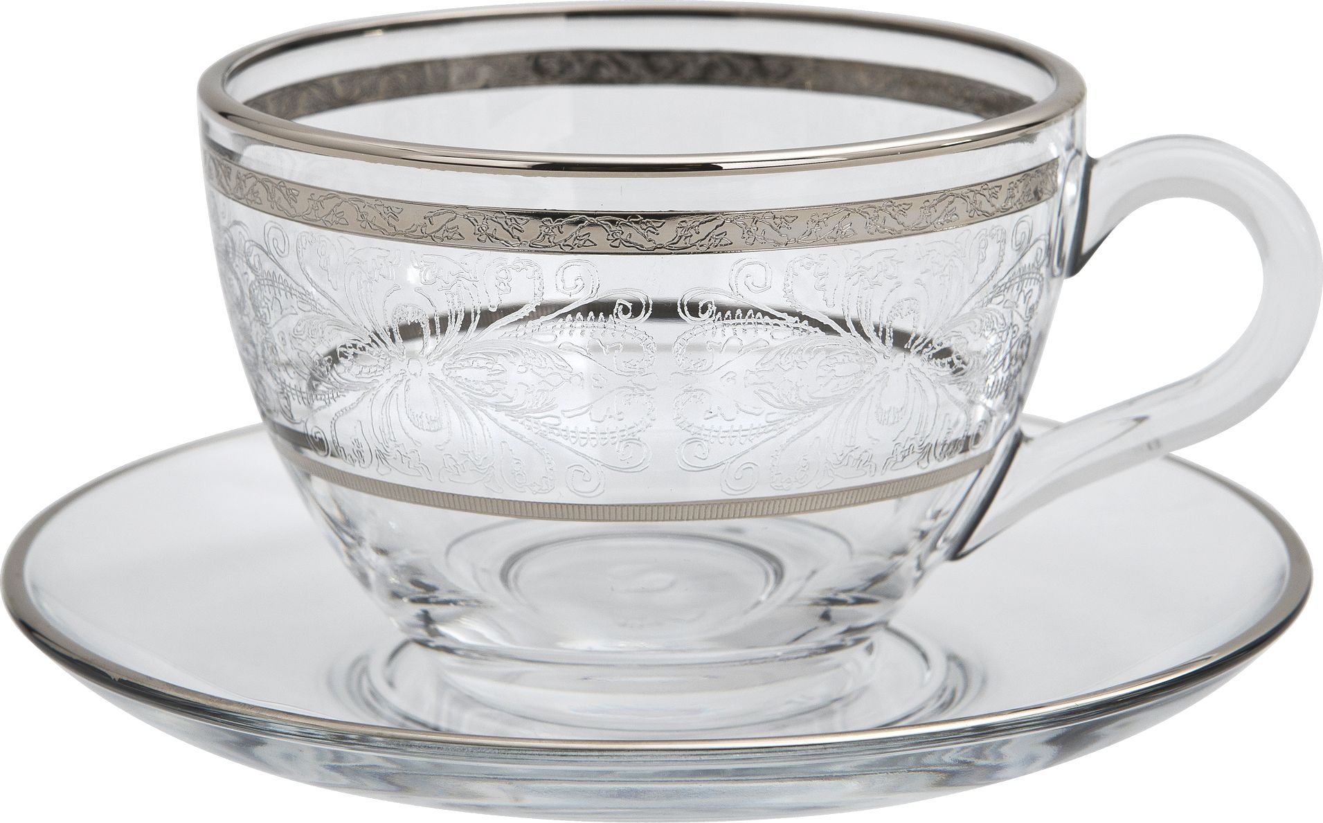 Combi dla Witeks Zestaw 2 filiżanek do cappuccino 230 ml + spodki Laura