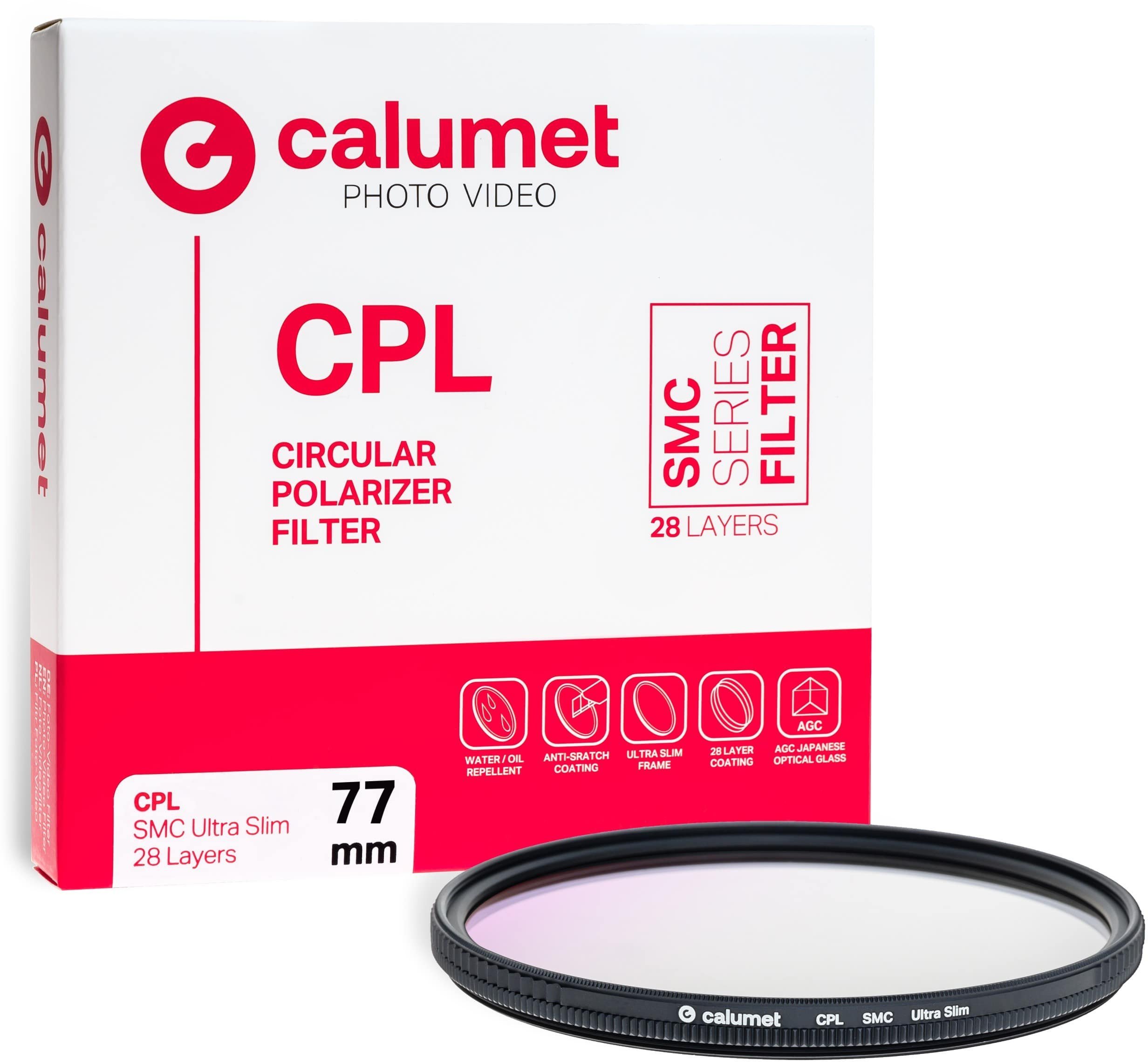Calumet Filtr CPL SMC 77 mm Ultra Slim 28 Layers