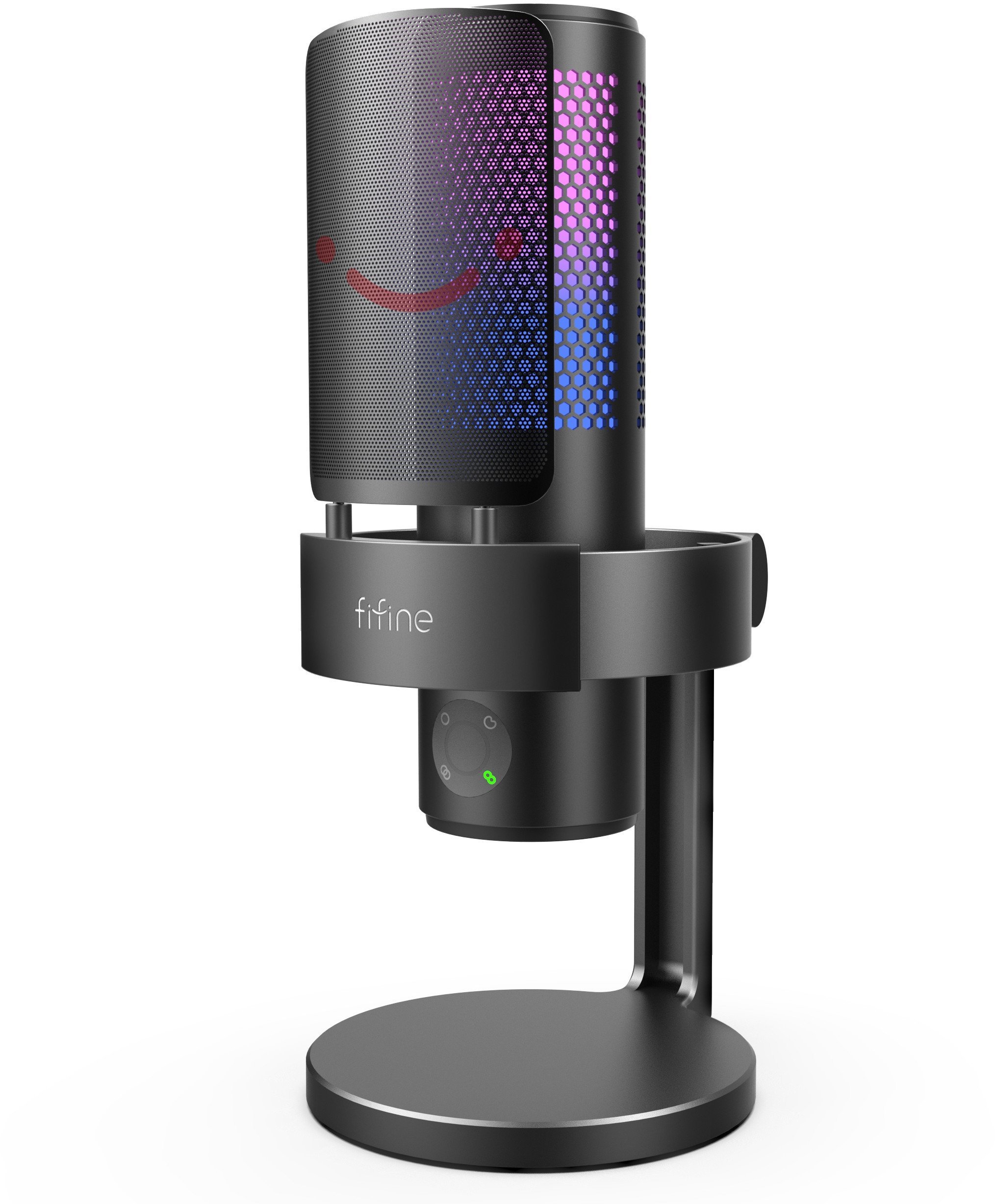 Mikrofon pojemnościowy studyjny Fifine A9 USB RGB Plug&Play gamingowy