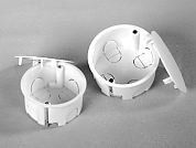 PAKPLAST Puszka podtynkowa POW-70 do ścian gipsowych z zaczepami (PG70POW)