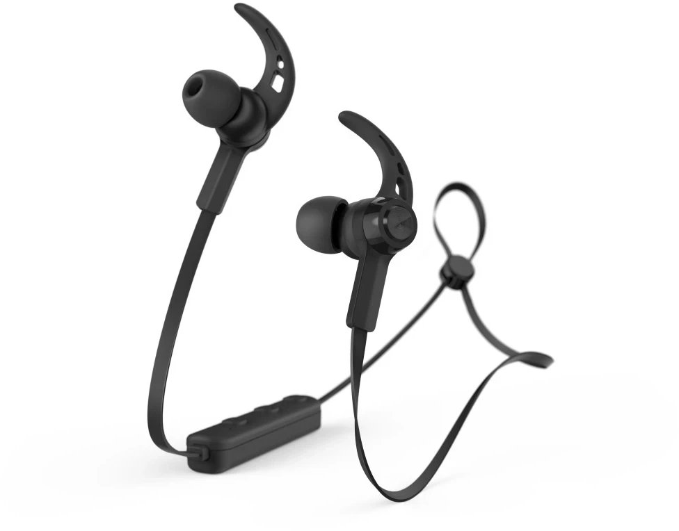 SŁUCHAWKI DOKANAŁOWE “FREEDOM RUN II“ Z MIKROFONEM NEW CZARNE