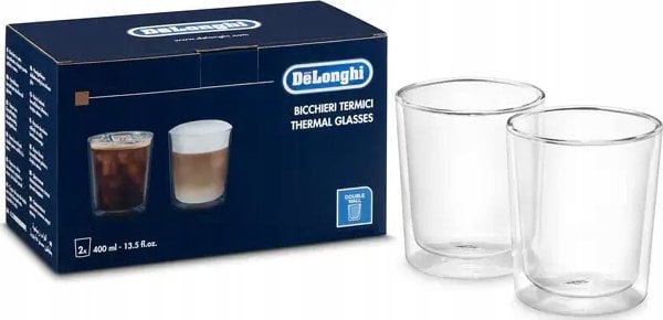 DeLonghi Kubki termiczne do kawy i napojów DLSC318 AS00001402 (2 szt.)
